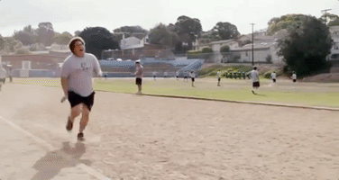 sports run running exhausted track and field GIF