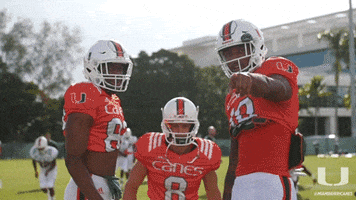 College Sports Dancing GIF by Miami Hurricanes