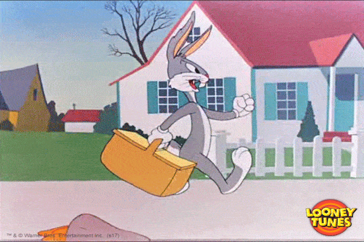Bugs Bunny Walk By Looney Tunes Find And Share On Giphy 