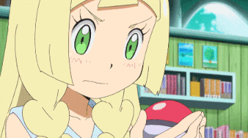 lucarionisan pokemon pokeball lillie pokemon sun & moon GIF