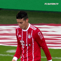 happy james rodriguez GIF by FC Bayern Munich