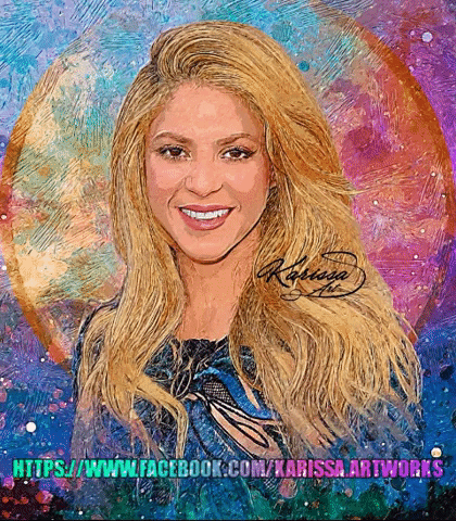 artwork painting shakira GIF