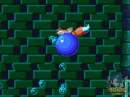 hypertsuna1 sonic mania: hydrocity zone (tails animation's) GIF