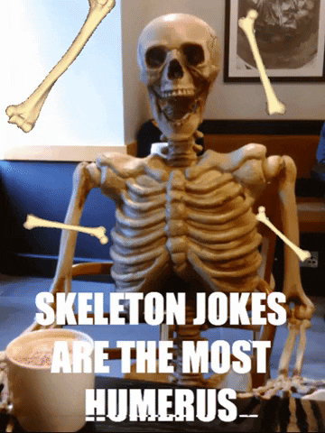 Halloween Skeleton GIF by bjorn