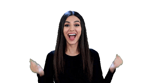 excited sticker by Victoria Justice