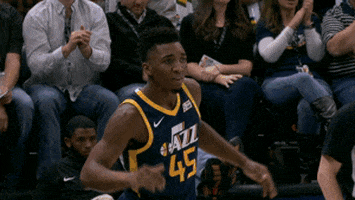 donovan mitchell clapping GIF by NBA