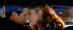 babydrivermovie love kiss couple ansel elgort GIF