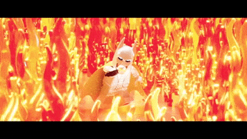 lego fire singing batman lego GIF