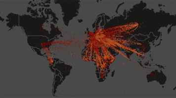 map refugees GIF by Fast Company