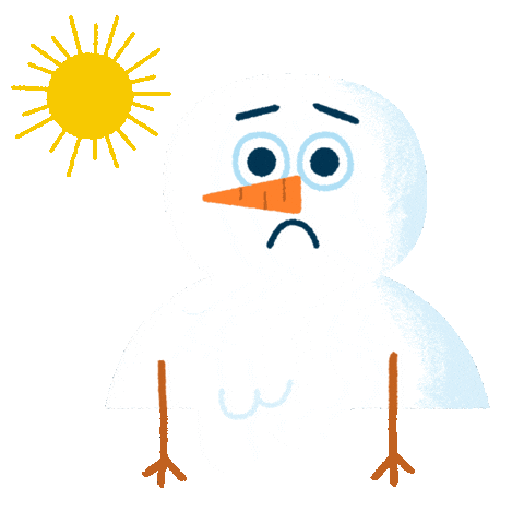 Hot Weather Sticker by Mauro Gatti