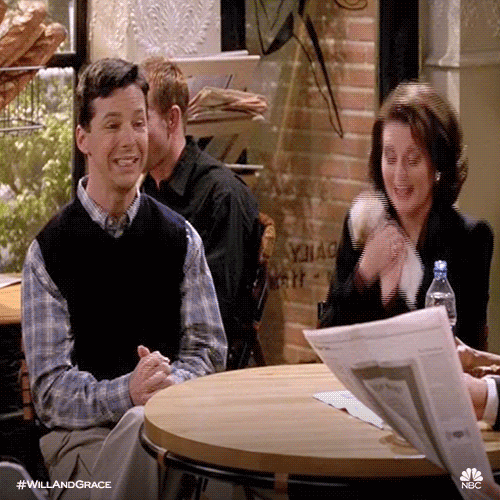 excited season 6 GIF by Will & Grace