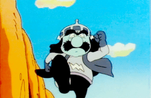 ChasingRainbows rainbow running run scared GIF