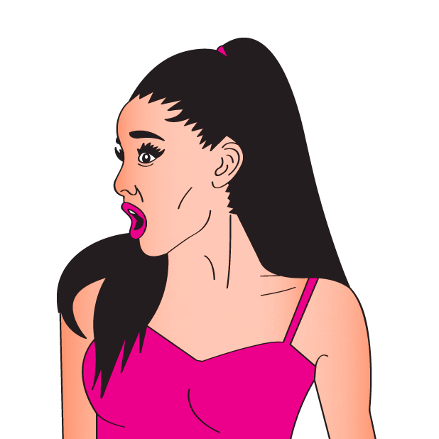 Ariana Grande Reaction Sticker by QUICKHONEY