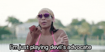 devil's advocate argument GIF by VH1