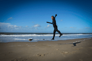 marcosolar funny girl surfing warmup GIF