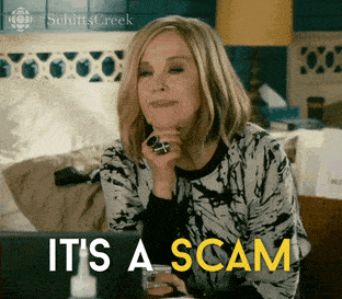 Scammers meme gif