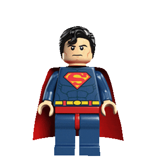 superman lego STICKER by imoji