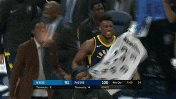 dance around indiana pacers GIF by NBA