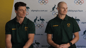 Look At Each Other Team Mates GIF by AUSOlympicTeam
