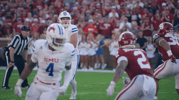 Throwing College Football GIF by SMU Football