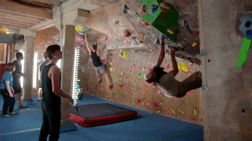 Climbing Rocks GIF by Rochester Institute of Technology