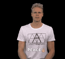 Peace Hello GIF by Amsterdenim