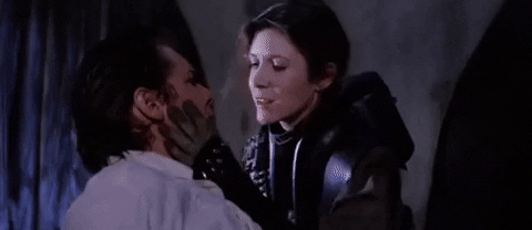 Princess Leia Kiss GIF by Star Wars - Find & Share on GIPHY