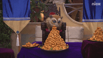 chow down eating GIF by Nickelodeon