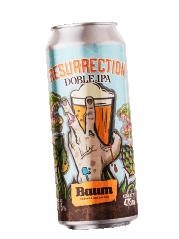 Beer Ipa Sticker by Cerveza Baum