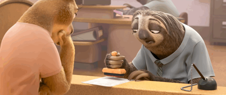 Taurus star sign slow but steady sloth zootopia