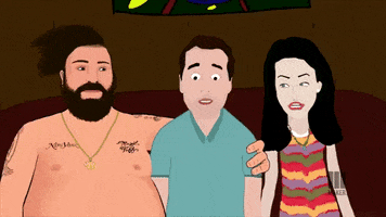 scared freak out GIF by Story Time with Fat Jew
