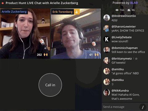 Zuckerberg Live Chat GIF by Product Hunt - Find & Share on GIPHY