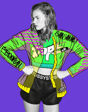Fashion Neon GIF by Kervin Brisseaux