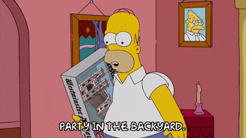 Episode 18 Party GIF by The Simpsons