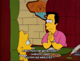 Talking Season 2 GIF by The Simpsons