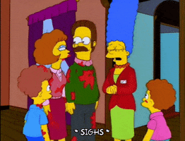 marge simpson todd flanders GIF