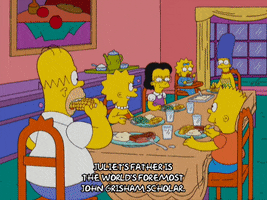 Lisa Simpson Dinning Room GIF by The Simpsons