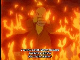 Burning Homer Simpson Gif Find Share On Giphy Burning Homer Simpson Gif Find Share On Giphy