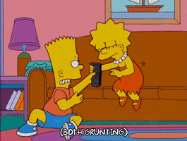 Lisa Simpson Fighting GIF by The Simpsons