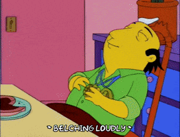 homer simpson belch GIF