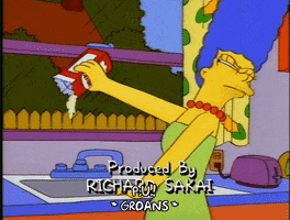Pulling Season 4 GIF by The Simpsons