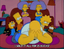 Season 3 Shame GIF by The Simpsons