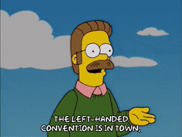 Episode 14 Left Handers Day GIF by The Simpsons
