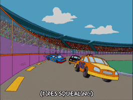 Episode 15 Race Wreck GIF by The Simpsons
