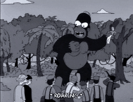 Season 4 Gorilla GIF by The Simpsons