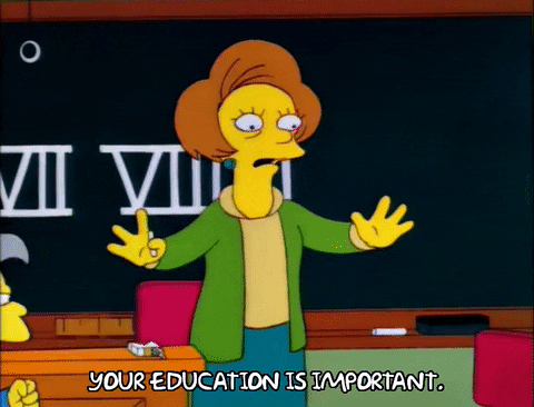 Image result for education is important gif