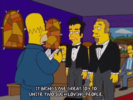 Happy Season 16 GIF by The Simpsons