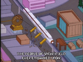 Season 4 City GIF by The Simpsons