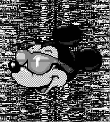 Mickey Mouse Ascii GIF by haydiroket - Find & Share on GIPHY