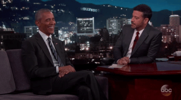barack obama laughing GIF by Obama